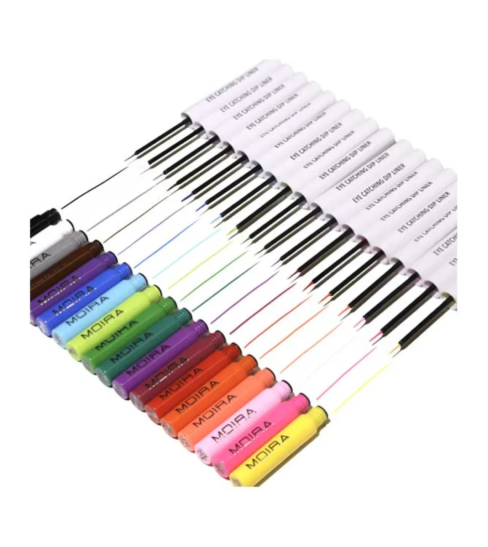 Moira - Delineador de ojos waterproof Eye catching Dip Liner - 17: Hot Pink