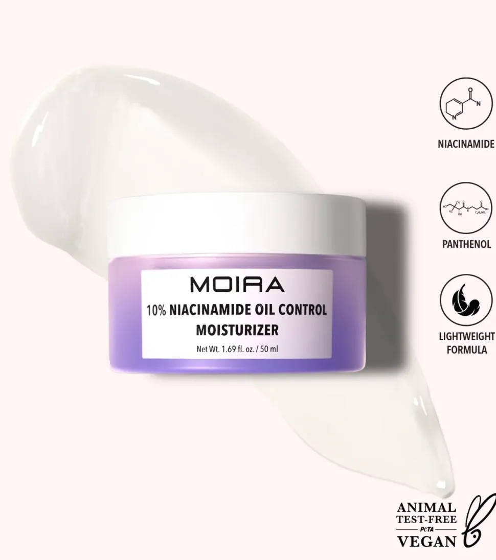 Moira - *Oil Control* - Crema facial hidratante con niacinamida