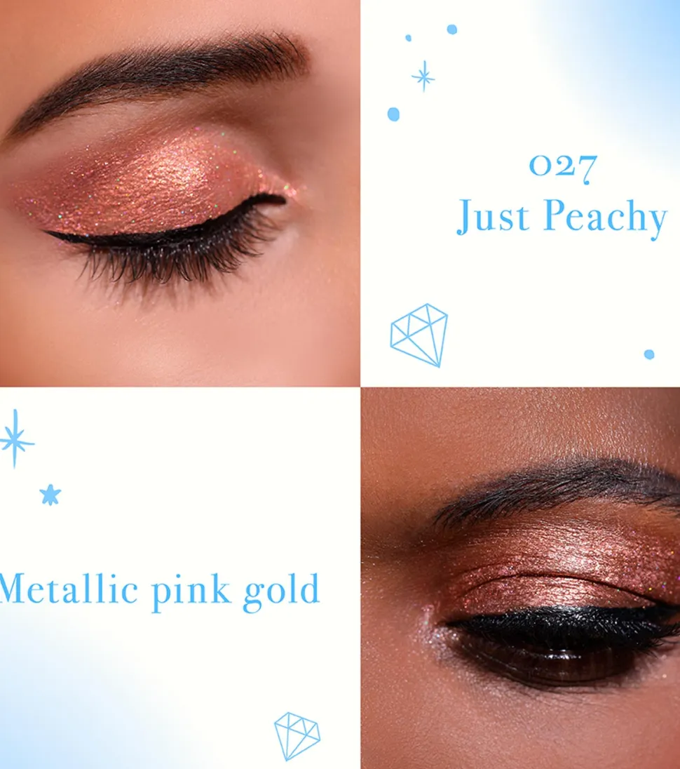 Moira - Sombra de ojos líquida Diamond Daze - 027: Just Peachy