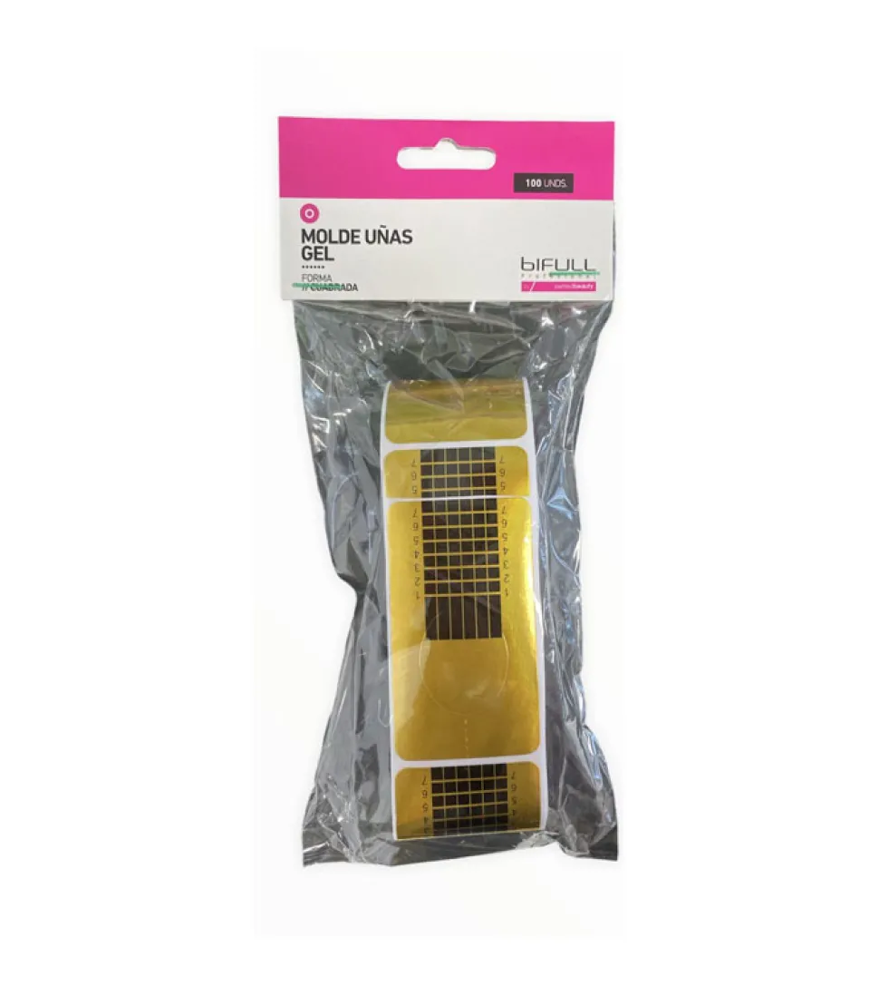 Molde Uñas Gel Forma Cuadrada