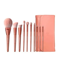 *Morandi Series* - Set 10 brochas de maquillaje Ready To Roll - Coral