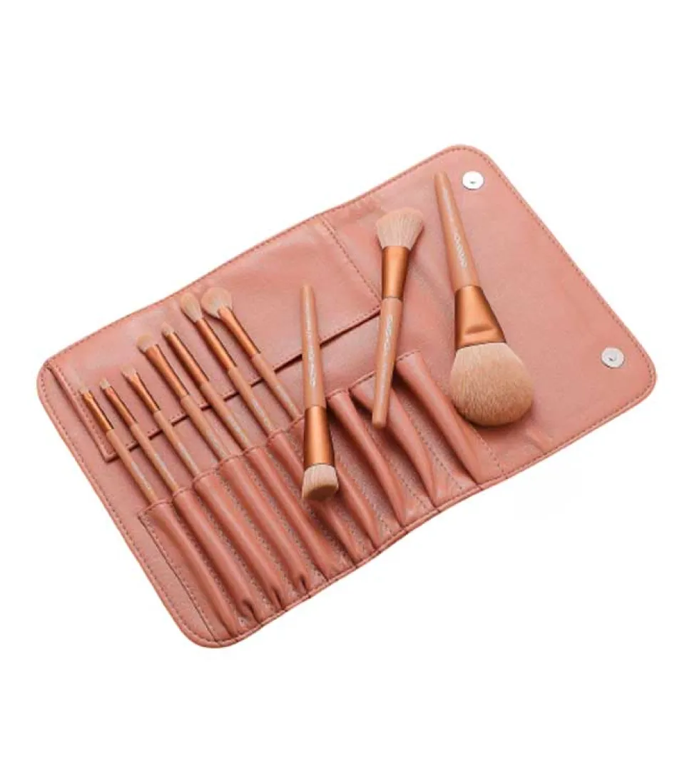 *Morandi Series* - Set 10 brochas de maquillaje Ready To Roll - Coral