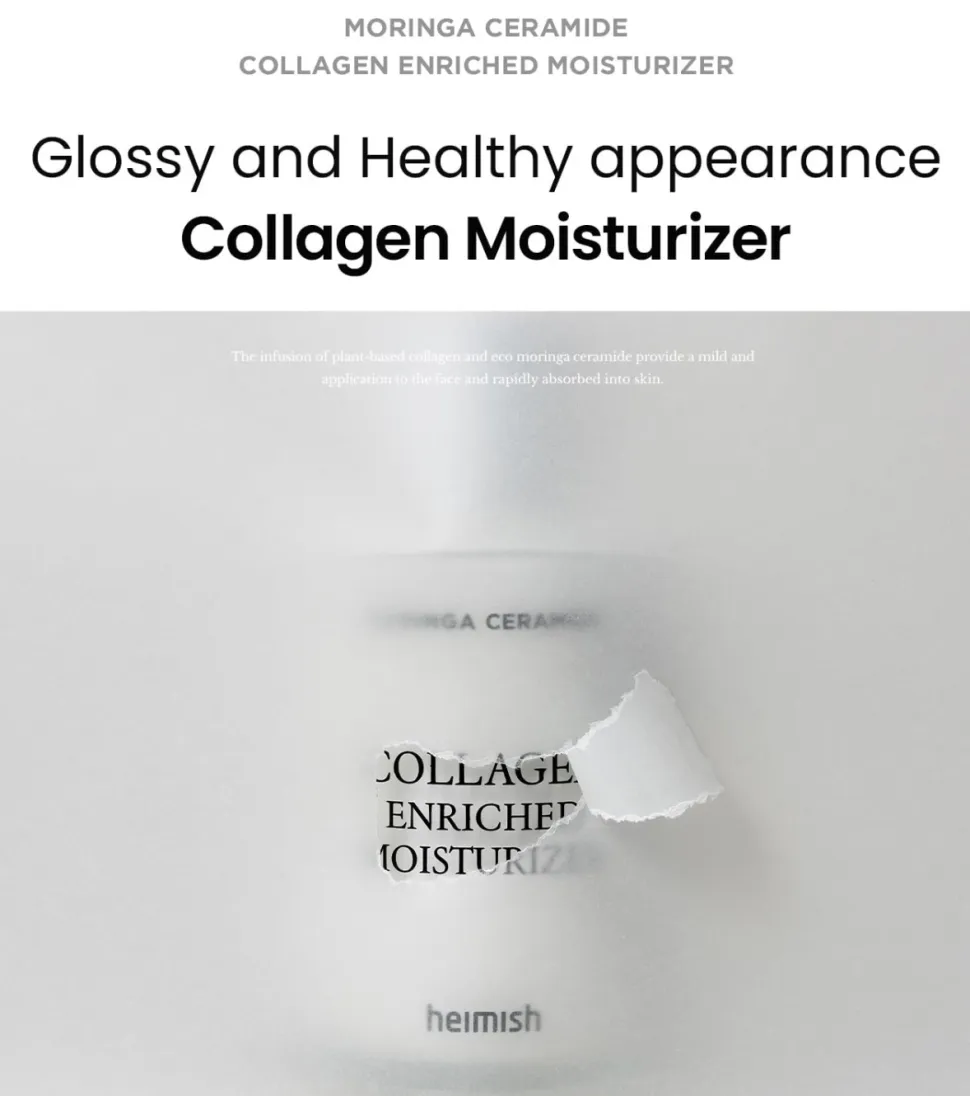 *Moringa Ceramide* - Crema facial con colágeno Collagen Enriched Moisturizer
