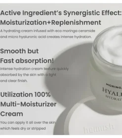 *Moringa Ceramide* - Crema facial hidratante Hyaluronic Hydrating Cream
