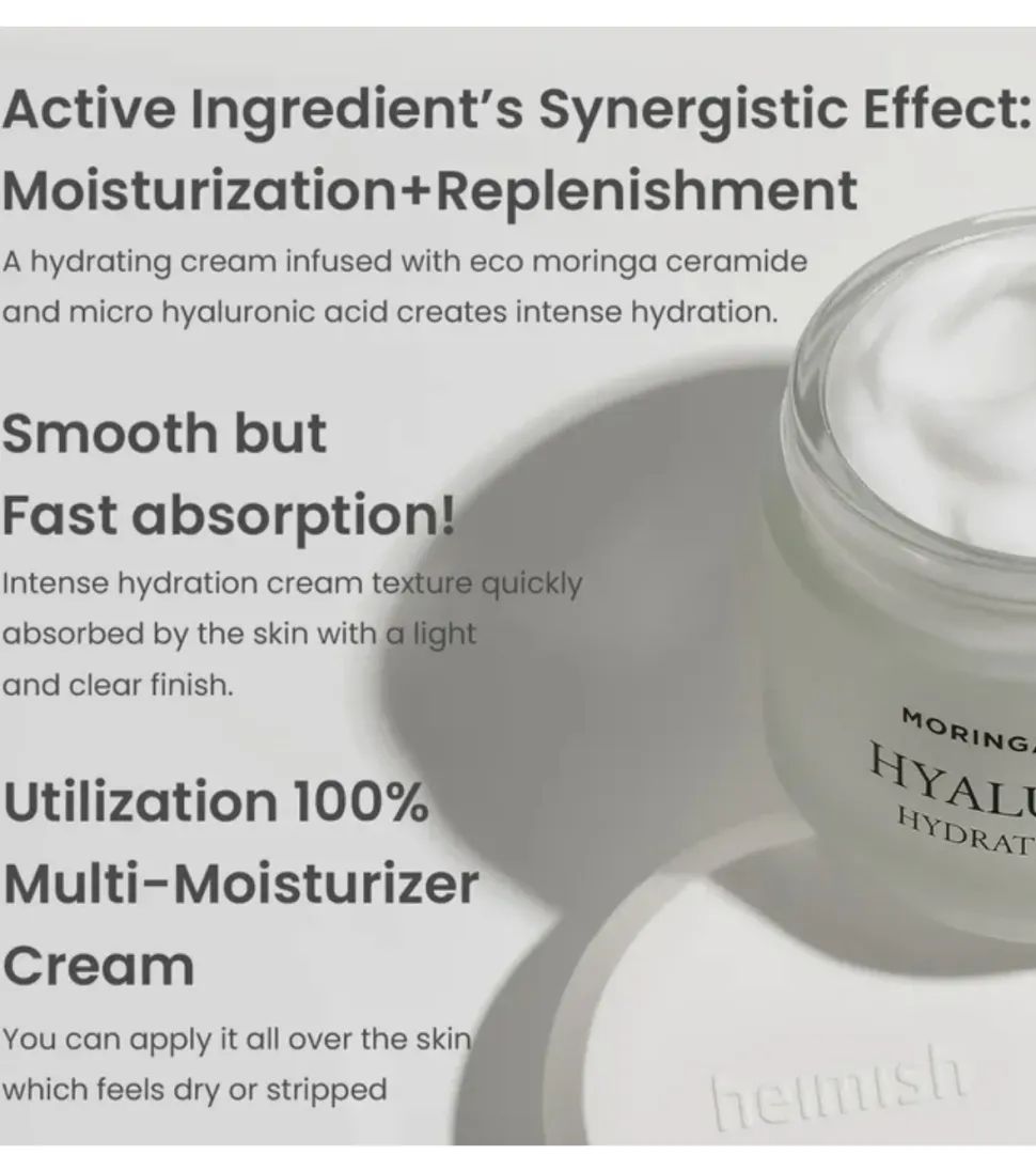 *Moringa Ceramide* - Crema facial hidratante Hyaluronic Hydrating Cream