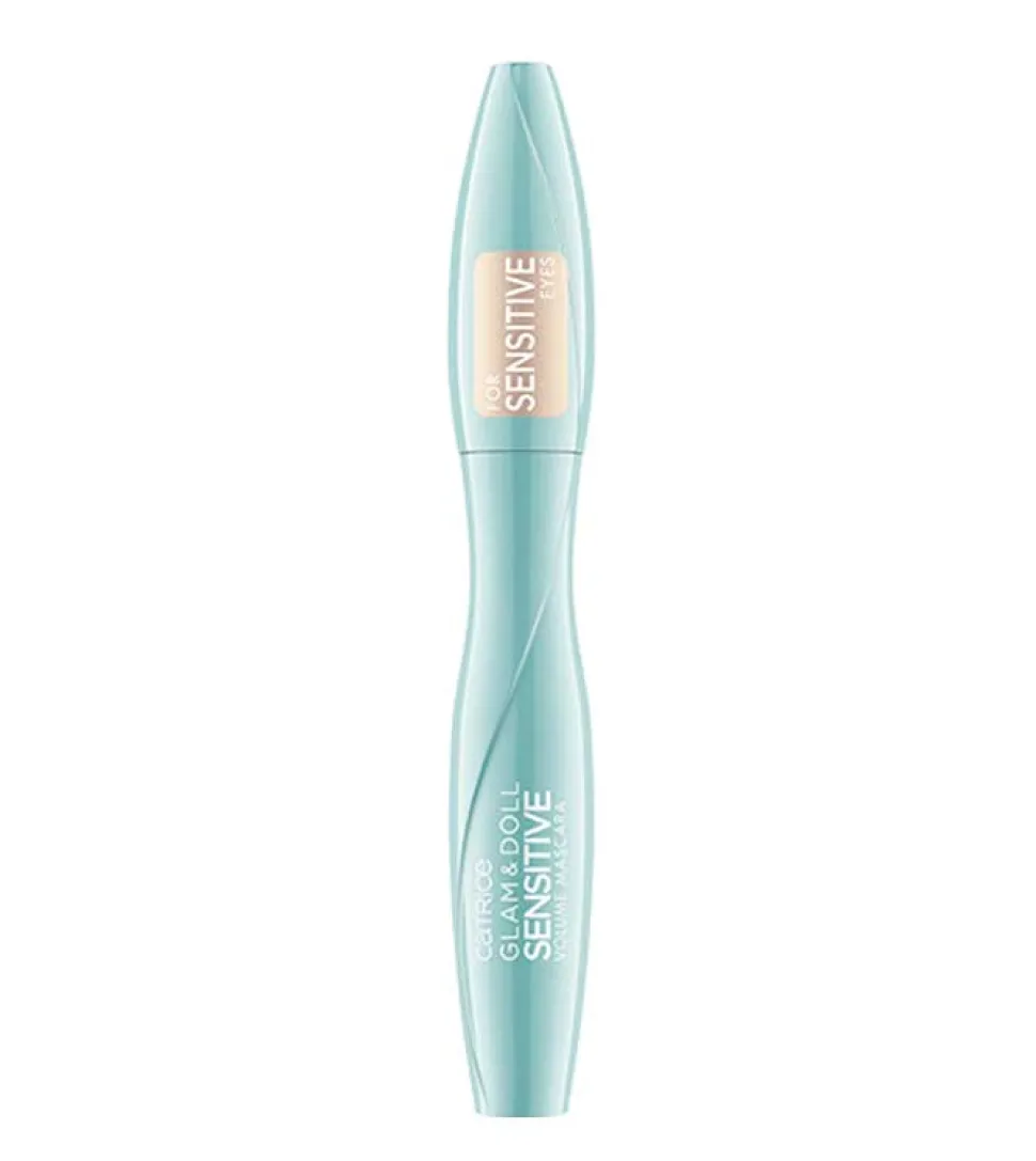 Máscara de pestañas Glam & Doll Sensitive Volume - 010: Ultra Black