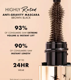 Máscara de pestañas Highly Rated Anti Gravity - 110: Brown Black