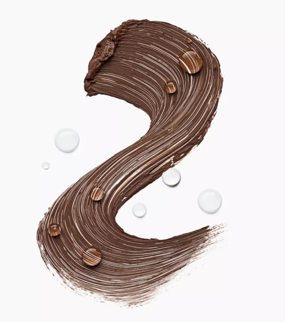 Máscara de pestañas voluminizadora waterproof Glam & Doll - Marrón