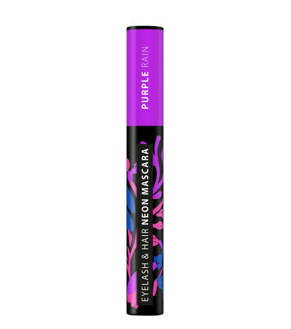 Máscara de pestañas y cabello Neon - Purple Rain