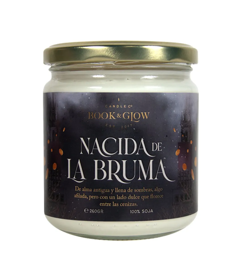 *Mundos Extraordinarios* - Vela de soja vegana - Nacida de la bruma