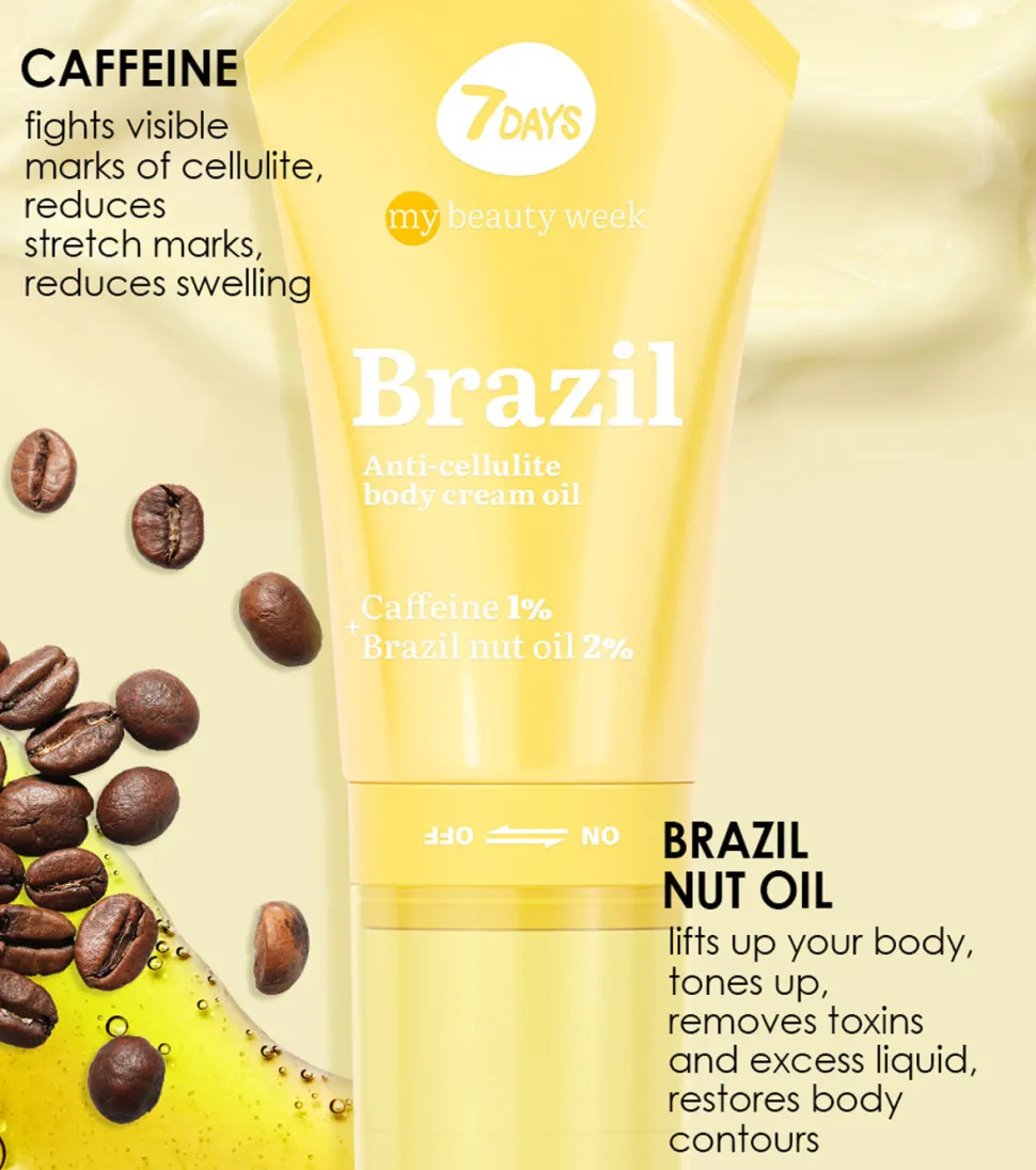 *My Beauty Week* - Crema-aceite roller corporal anticelulitis - Brazil