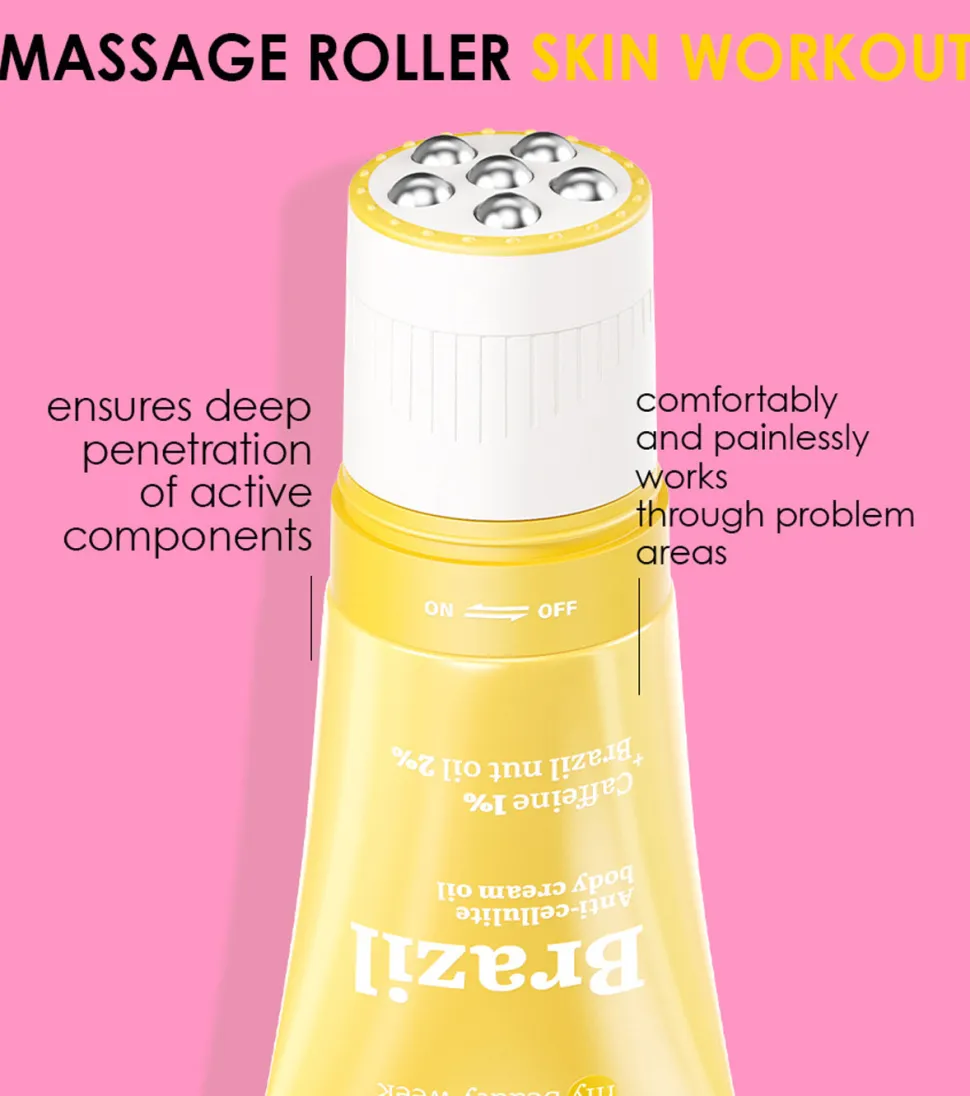 *My Beauty Week* - Crema-aceite roller corporal anticelulitis - Brazil