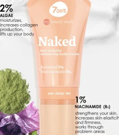 *My Beauty Week* - Crema roller corporal anticelulítica - Naked