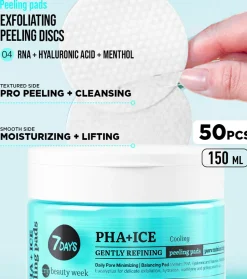 *My Beauty Week* - Discos peeling - Refrescantes y minimizador de poros