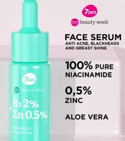 *My Beauty Week* - Sérum facial seborregulador B3 + Zn