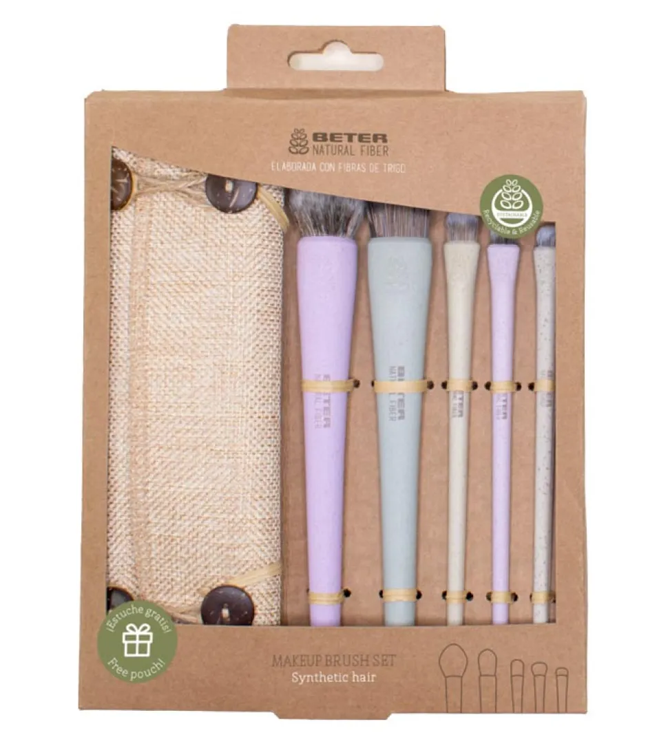 *Natural Fiber* - Set de brochas y pinceles