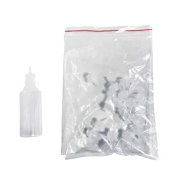 Neceser transparente + 24 botellas de 15ml