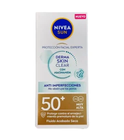 Nivea Sun - Protección facial anti imperfecciones - SPF50+: Muy alta