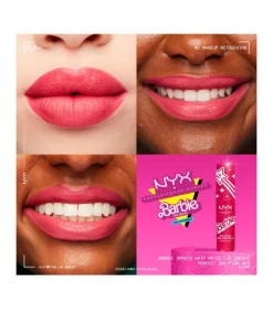 Nyx Professional Makeup - *Barbie La Película* - Labial Líquido Smooth Whip Matte Lip Cream - 02: Perfect Day Pink