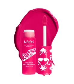 Nyx Professional Makeup - *Barbie La Película* - Labial Líquido Smooth Whip Matte Lip Cream - 01: Dreamhouse Pink
