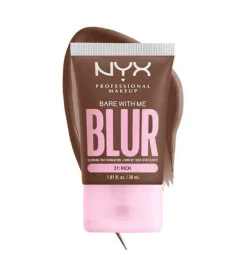 Nyx Professional Makeup - Base de maquillaje difuminadora Bare With Me Blur Skin Tint - 21: Rich