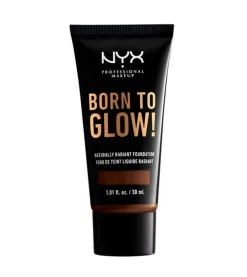 Nyx Professional Makeup - Base de maquillaje fluida Born to Glow! - BTGRF23: Chestnut