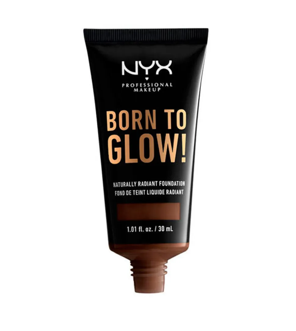 Nyx Professional Makeup - Base de maquillaje fluida Born to Glow! - BTGRF23: Chestnut