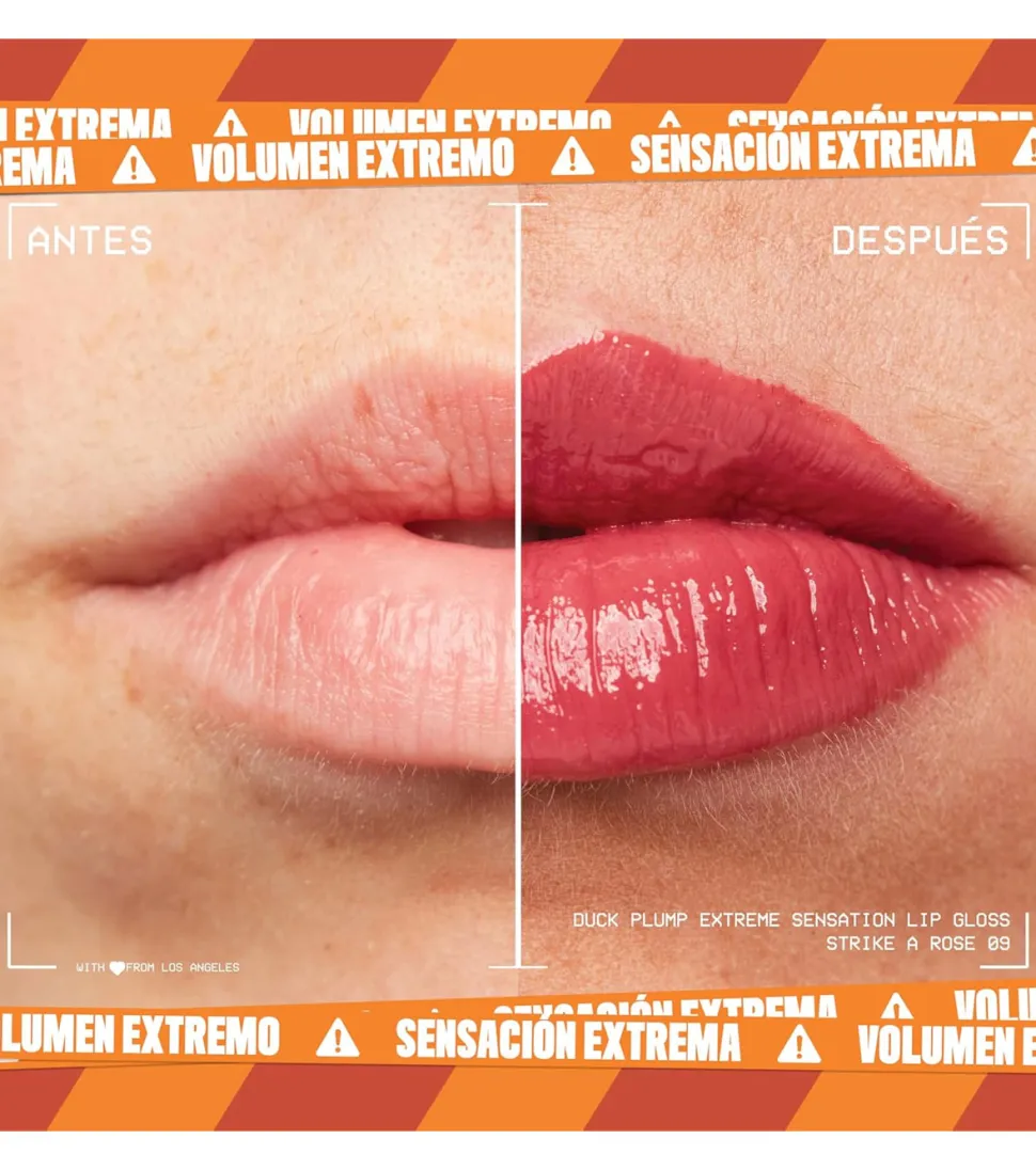 Nyx Professional Makeup - Brillo de labios voluminizador Duck Plump - 09: Strick A Rose