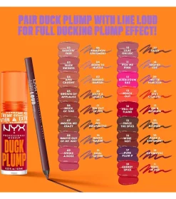 Nyx Professional Makeup - Brillo de labios voluminizador Duck Plump - 09: Strick A Rose
