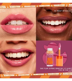 Nyx Professional Makeup - Brillo de labios voluminizador Duck Plump - 11: Pick Me Pink
