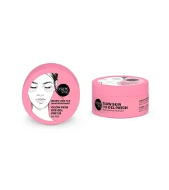 Organic shop - Parches de gel iluminadores para el contorno - Té helado de bayas y antioxidante