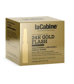 Pack de 10 ampollas efecto tensor 24K Gold Flash