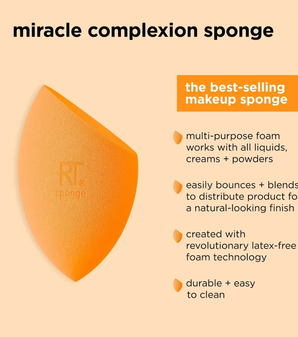 Pack de 4 esponjas de maquillaje Miracle Complexion