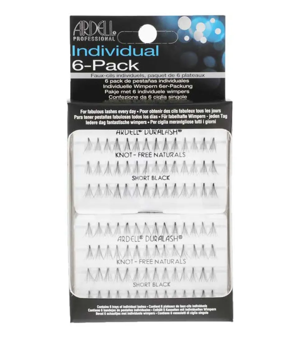 Pack de pestañas postizas Individuales Duralash - Knot-free Naturals: Short Black