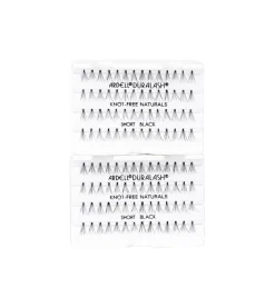 Pack de pestañas postizas Individuales Duralash - Knot-free Naturals: Short Black