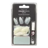 Pack de 48 uñas postizas stiletto y pegamento