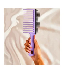 Paine desenredante Wide Tooth Comb - Black Lilac
