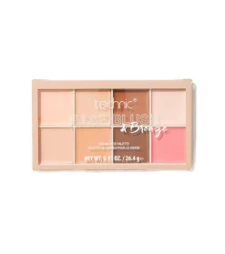Paleta de rostro en crema base, colorete y bronceador - Medium