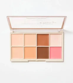 Paleta de rostro en crema base, colorete y bronceador - Medium