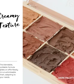 Paleta de rostro en crema base, colorete y bronceador - Light