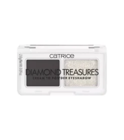 Paleta de sombras crema a polvo Diamond Treasures - 030: Smokey Diamond