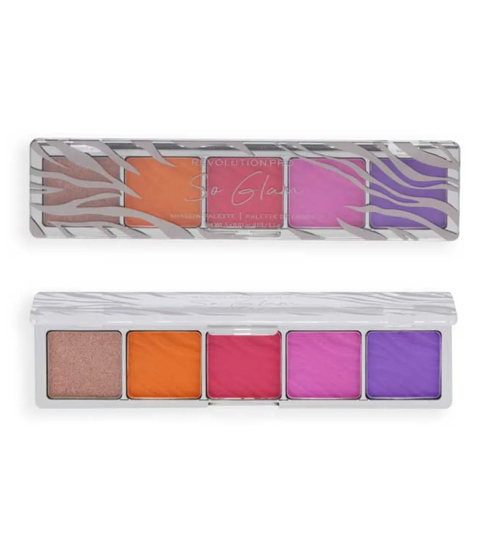 Paleta de sombras Glam - So Glam Zebra Brights