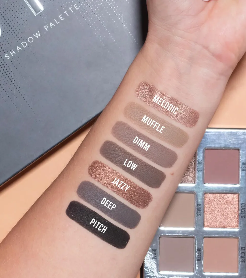 Paleta de sombras Muted