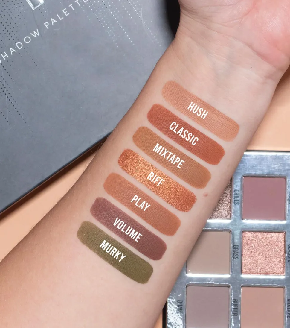 Paleta de sombras Muted