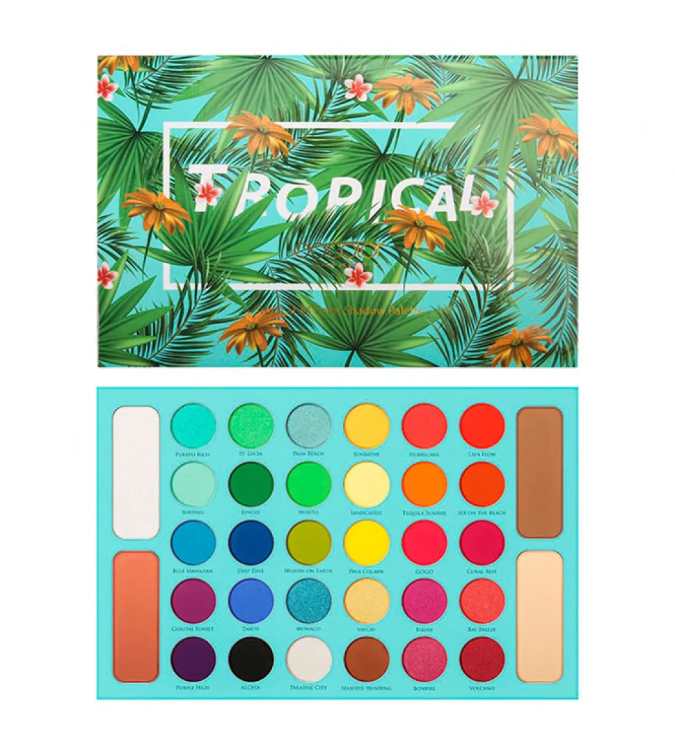 Paleta de sombras - Tropical