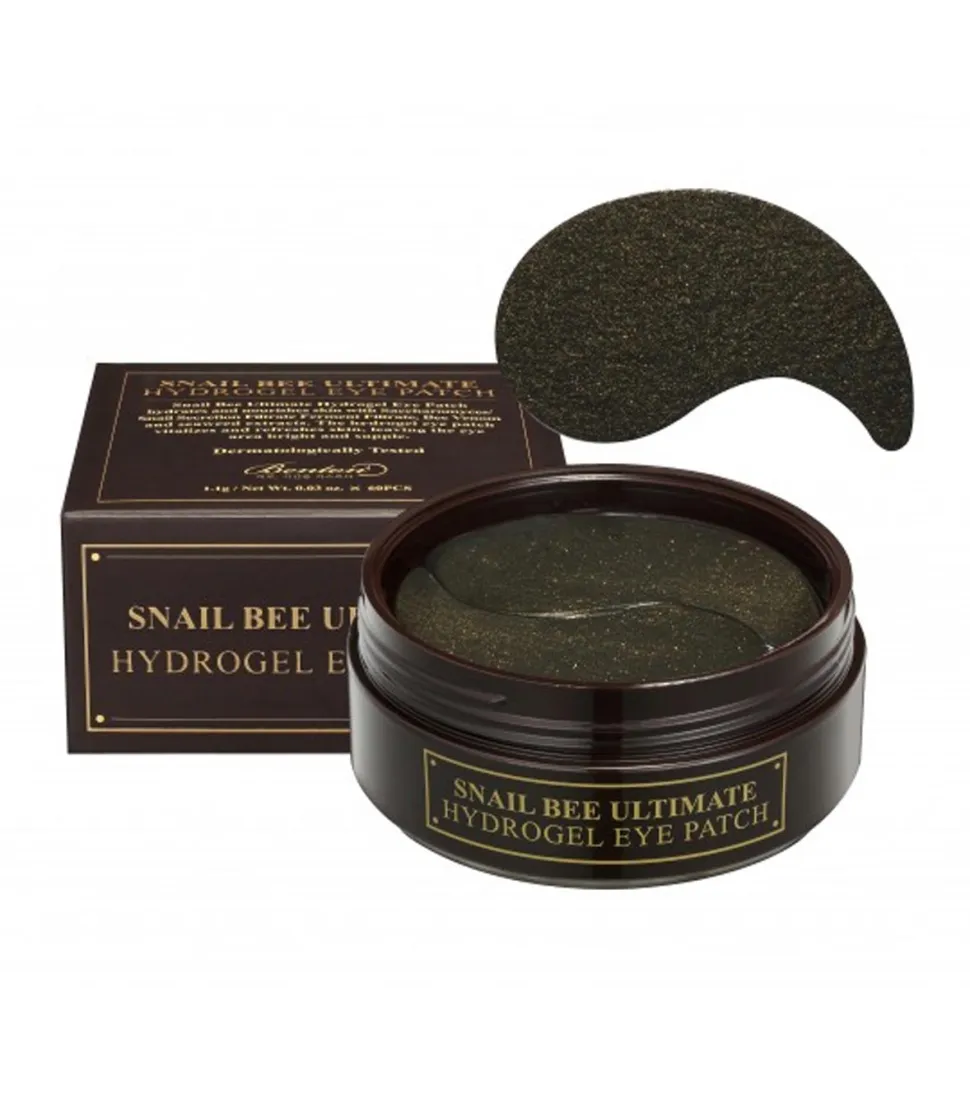 Parches de hidrogel para contorno de ojos Snail Bee Ultimate