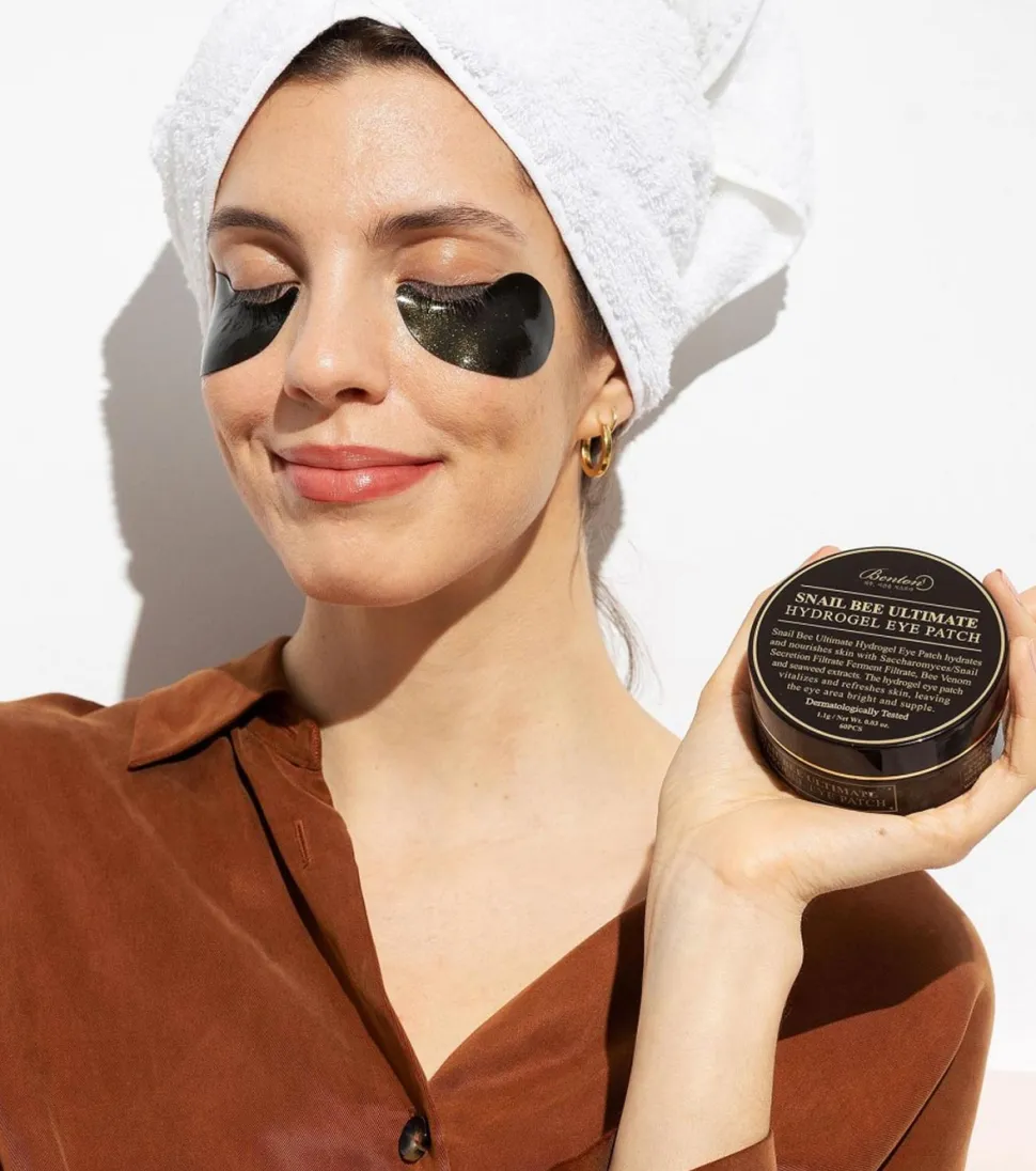 Parches de hidrogel para contorno de ojos Snail Bee Ultimate