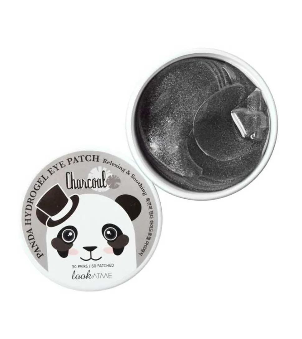 Parches de hidrogel para el contorno de ojos Panda - Charcoal