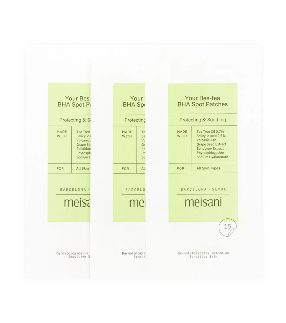 Parches para granos con aceite de árbol de té y ácido salicílico Your Bes-tea