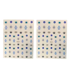 Pegatinas para decoración de uñas - 02: Ojos turcos